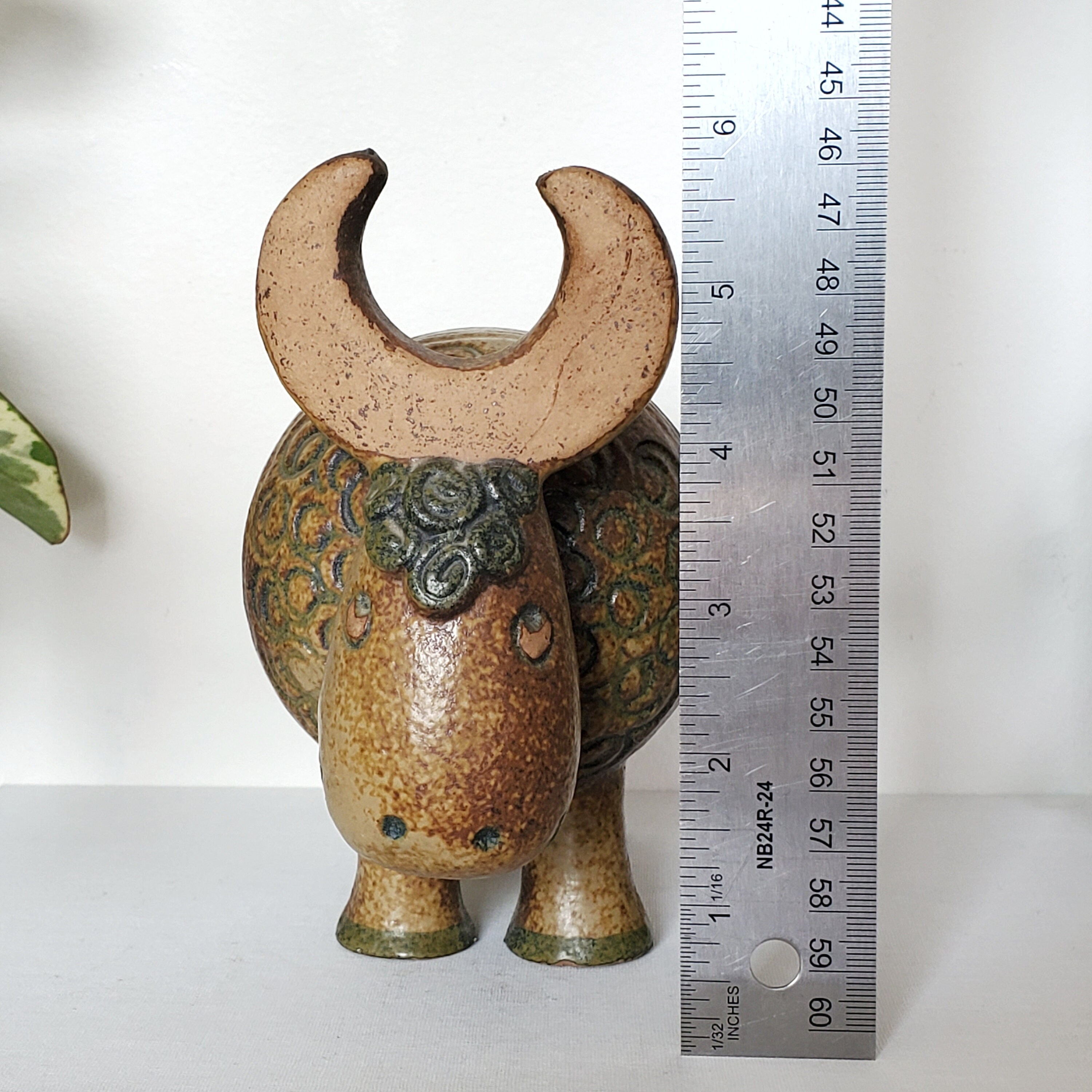 Lisa Larson Buffel / Buffalo Figurine, Gustavsberg, Jura