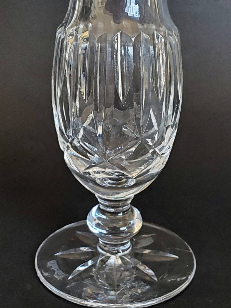 Waterford Bud Vase, Waterford Crystal Single Flower Footed Vase, Signed