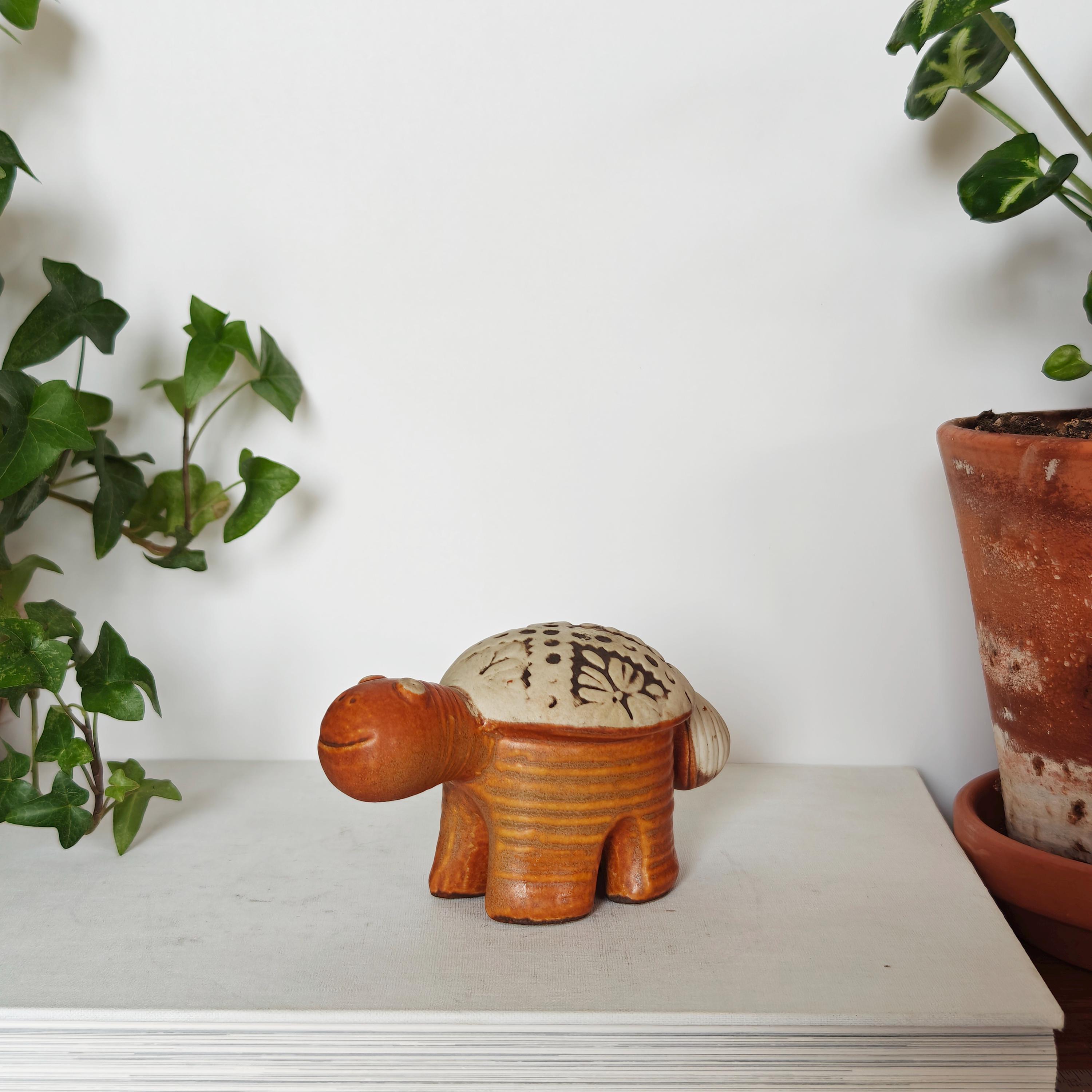 Lisa Larson Stoneware Turtle Gustavsberg JURA Series Swedish
