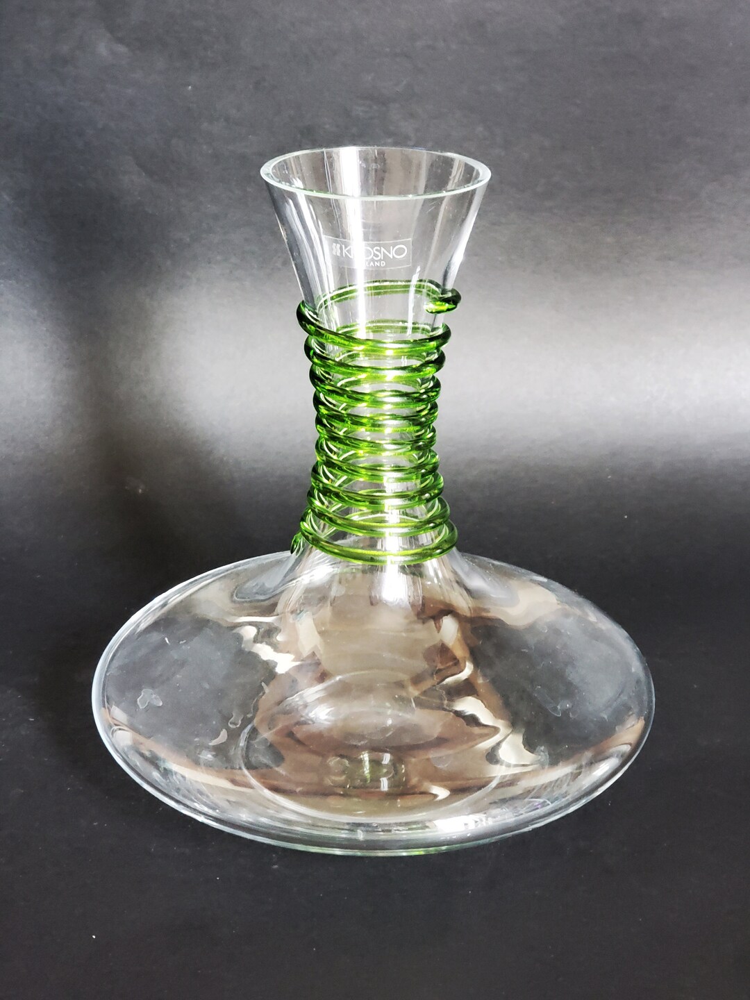 Krosno Decanter Made in Poland Clear Glass Wine Carafe With Etsy