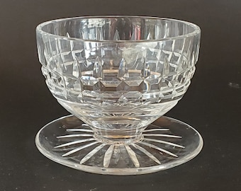 Waterford Glenmore Footed Dessert Bowl, Waterford Cut Crystal, Vintage Glassware, Vintage Waterford