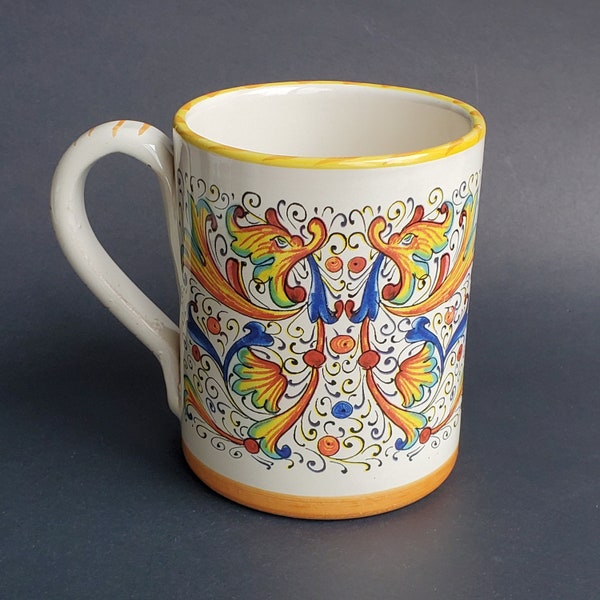 MERIDIANA Ceramiche Mug, Made In Italy, Vintage Hand Painted Ceramic Mug, Vintage Kitchen