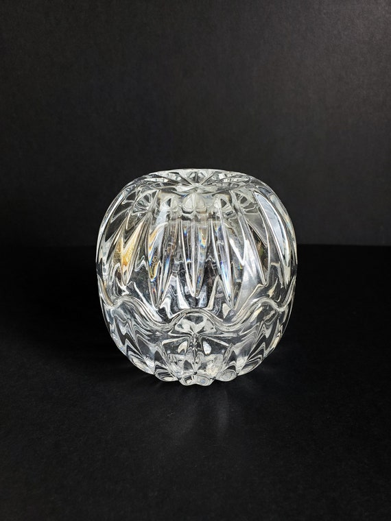 Vintage Zajecar Crystal Glass Candy Dish or Trinket Box Made Etsy