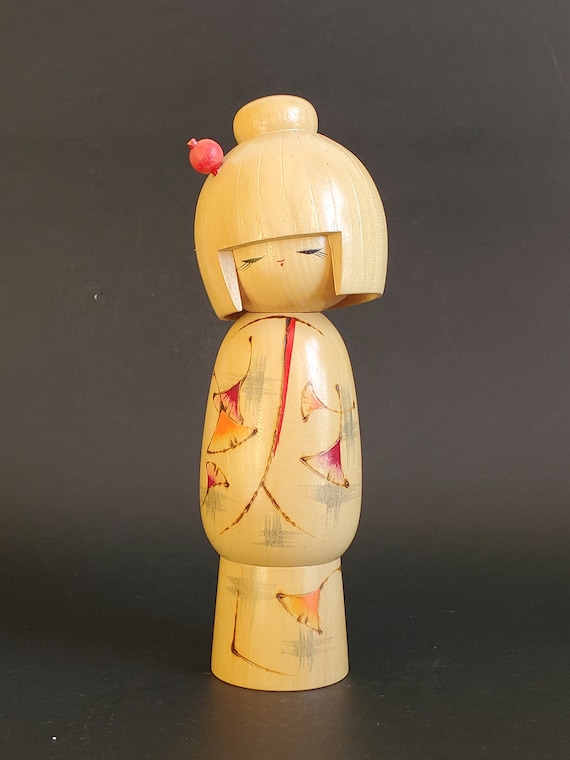 Vintage Kokeshi Doll by Kishi Sadao Japanese Traditional Etsy