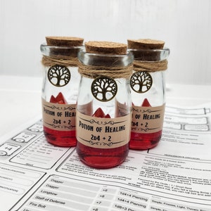 D&D Potion of Healing - Health Potion DnD dice roller