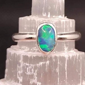 Australian Coober pedy opal ring size 54