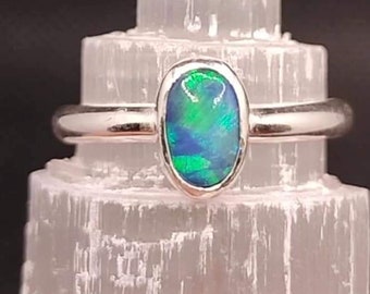 Australian Coober pedy opal ring size 54