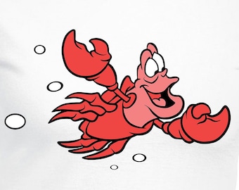 Sebastian Digital Cut Files | Cricut | Silhouette Cameo | Svg Cut Files | Digital Files | PDF | Eps | DXF | PNG | The Little Mermaid