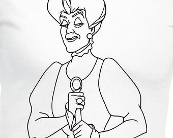 Cinderella Evil Stepmother Digital Cut Files | Cricut | Silhouette Cameo | Svg Cut Files | PDF | Eps | DXF | PNG | Cinderella