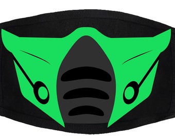 Reptile Mask Cut Files | Cricut | Silhouette Cameo | Svg Cut Files | Digital Files | PDF | Eps | DXF | PNG | Mortal Kombat