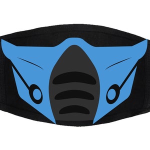 Sub-Zero Mask Cut Dateien | Cricut | Silhouette Cameo | Svg Cut Dateien | Digitale Dateien | PDF | Eps | DXF | PNG | Mortal Kombat