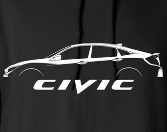 Civic Inspired Digital Cut Files | Cricut | Silhouette Cameo | Svg Cut Files | Digital Files | PDF | Eps | DXF | PnG | Car