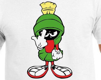 Marvin Middle Finger Cut Files | Cricut | Silhouette Cameo | Svg Cut Files | Digital Files | PDF | Eps | DXF | PNG | Martian