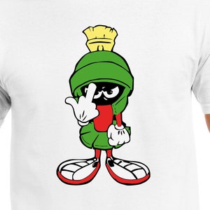 Marvin Middle Finger Cut Files | Cricut | Silhouette Cameo | Svg Cut Files | Digital Files | PDF | Eps | DXF | PNG | Martian