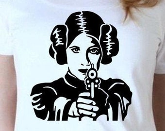Princess Leia Cut Files | Cricut | Silhouette Cameo | Svg Cut Files | Digital Files | PDF | Eps | DXF | PNG | Star Wars