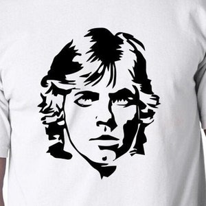 Luke Skywalker klippfiler | Cricut | Silhouette Cameo | Svg klippfiler | Digitala filer | PDF | Eps | DXF | PNG | Star Wars