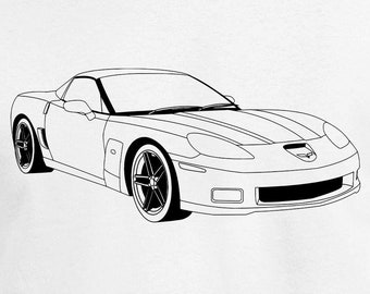 Vette Digital Cut Files | Cricut | Silhouette Cameo | Svg Cut Files | Digital Files | PDF | Eps | DXF | PnG | Car
