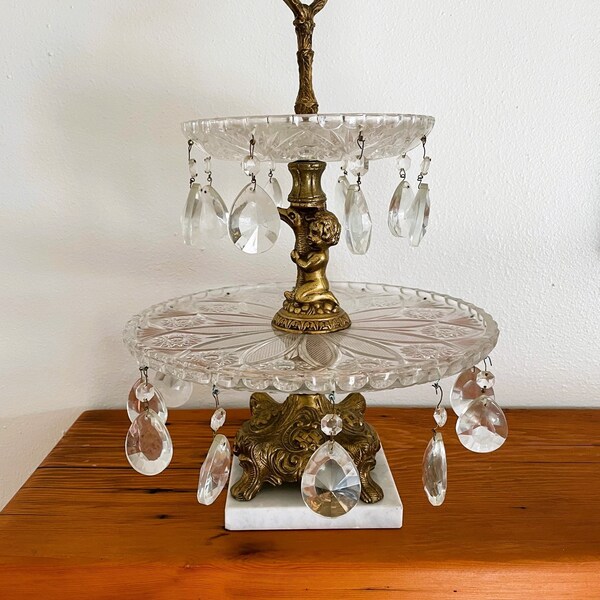 Chandelier Cake Stand Etsy