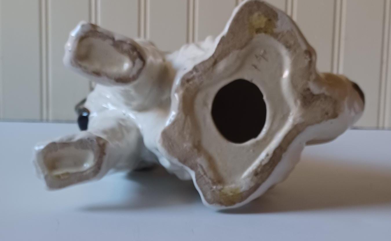 陶器の犬の置物 キャバリア キング チャールズ スパニエル