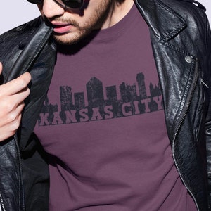 Vintage Kansas City Skyline Shirt | Distressed KC Cityscape Tee | Kansas City Pride | KCK Shirt | Kansas City Missouri | KCMO