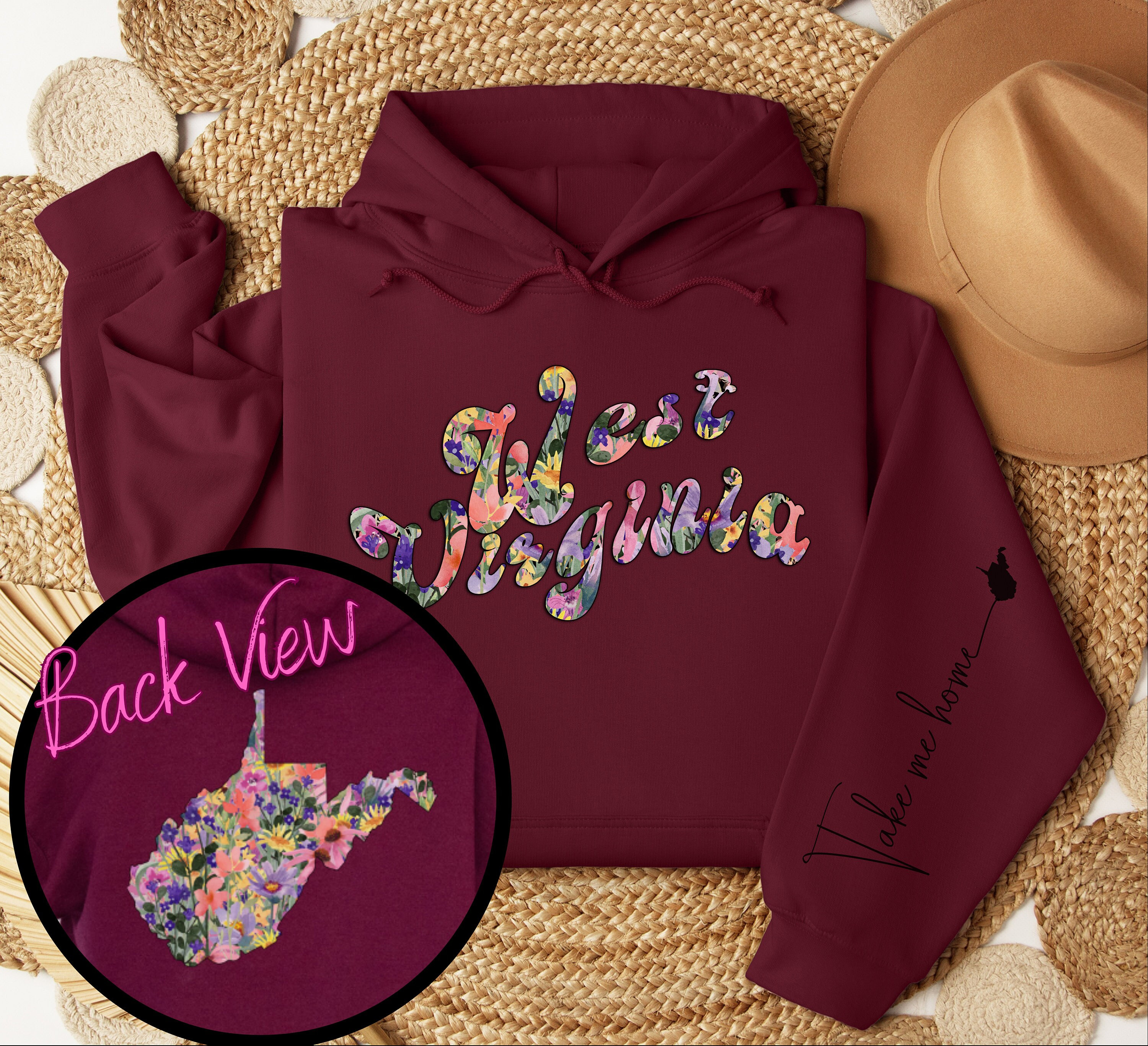 パーカー・フーディ WV PROJECT WANDER UNIVERSE HOODIE NA1146 West Virginia Hoodie - Etsy