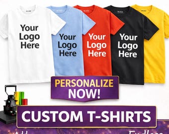Personalized T-Shirt | Custom Shirt with Your Logo | Business, Family, Event Tee