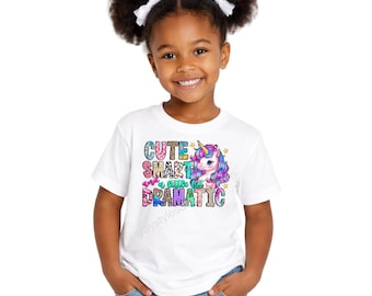 Unicorn Attitude Youth Graphic T-Shirt – Bright & Playful Style