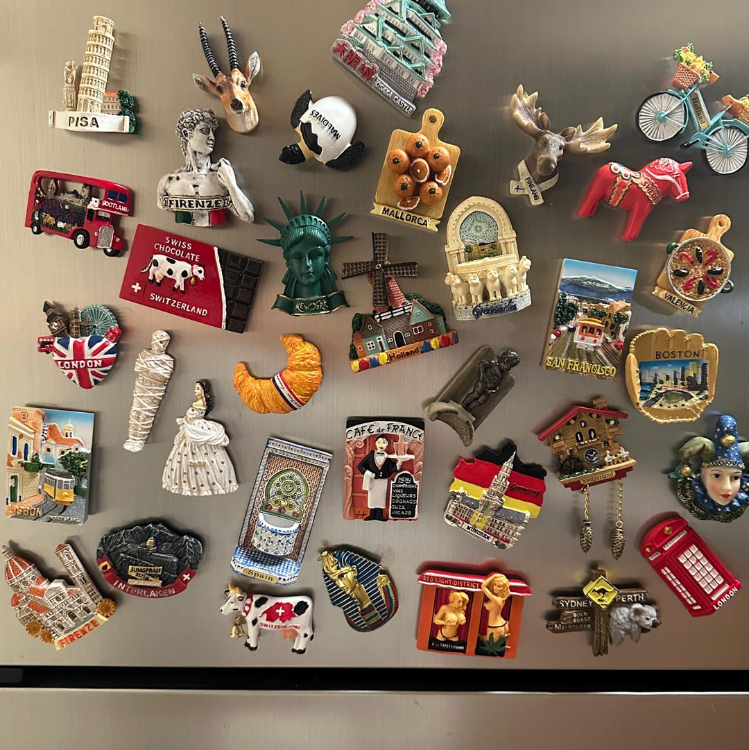 MUYU Magnet 3D Sicilia Italia souvenir magnete a forma di cuore, decorazione Home & Kitchen Craft, Sicilia Italia frigorifero magnete