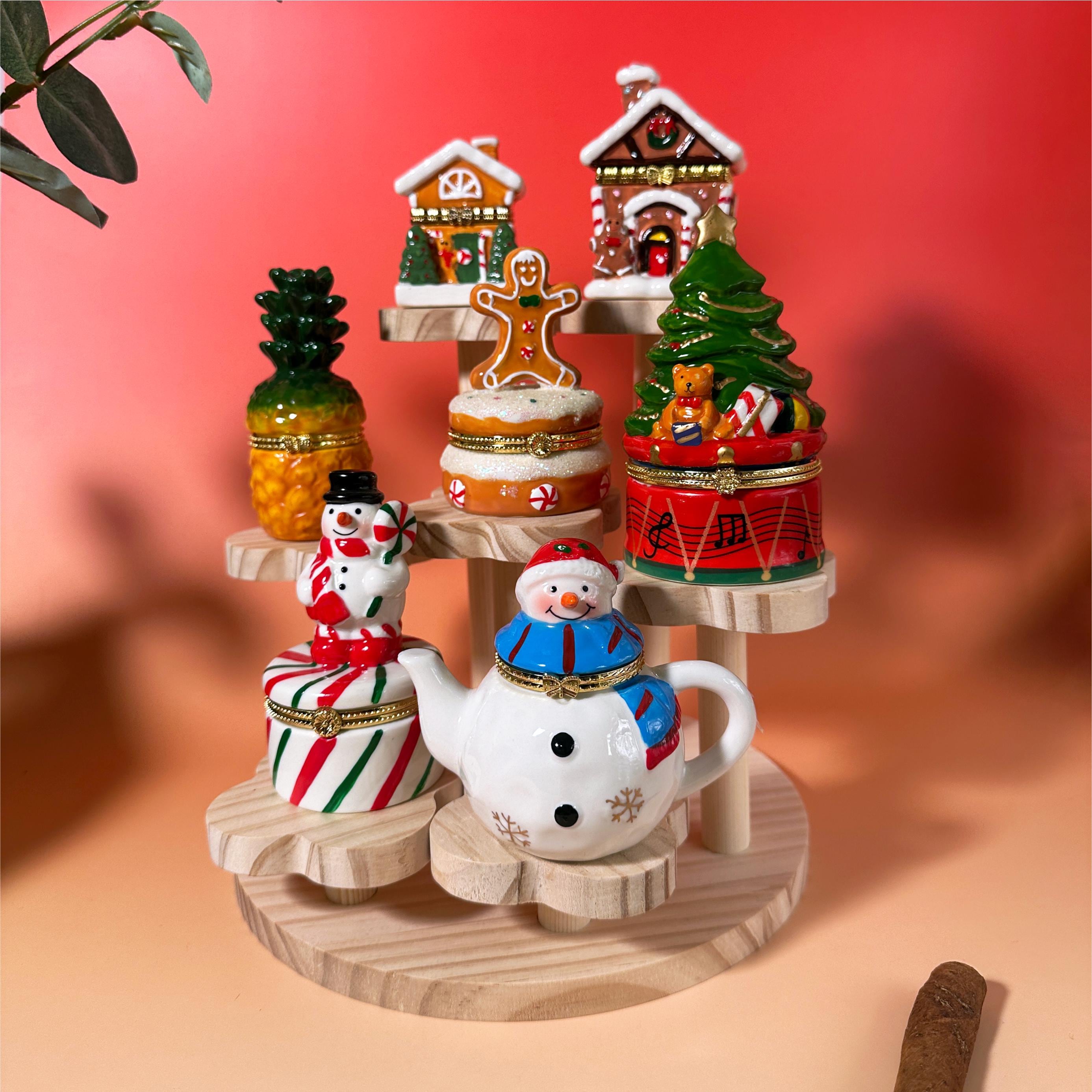 Accents | Vintage Balsa Wood Philadelphia House Trinket Box