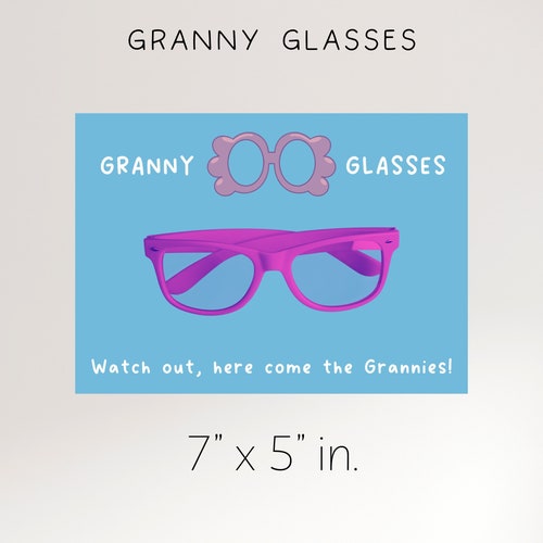 granny-glasses-bluey-inspired-glasses-party-favor-digital-etsy