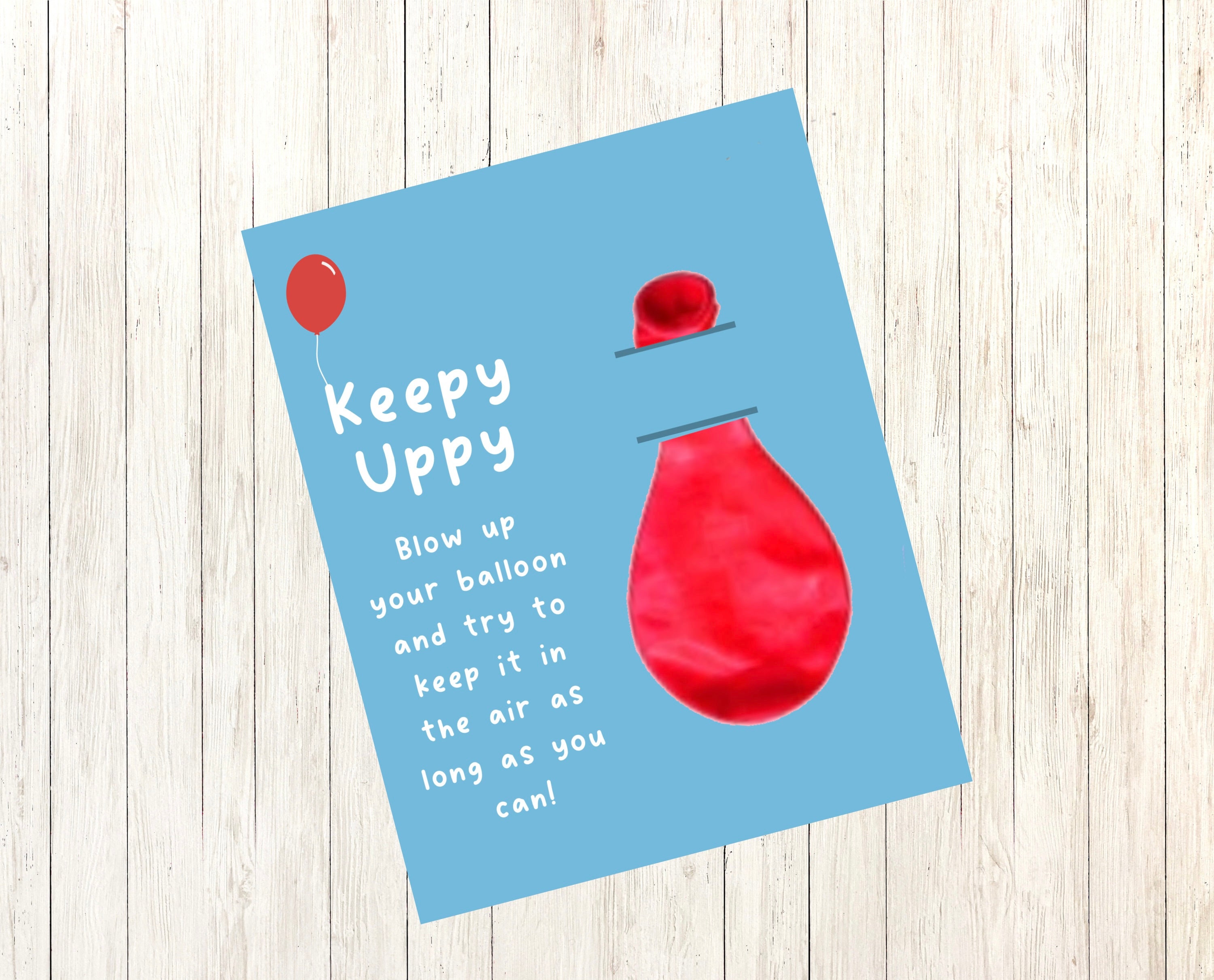 Keepy Uppy Bluey Inspired Balloon Party Favor Digital Etsy UK