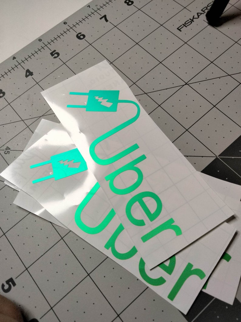 Uber Electric Car Sticker Show Your Ecofriendly Ride Etsy