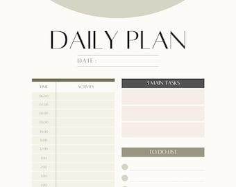 Daily Planner Printable