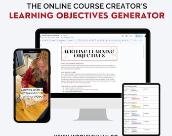 Der Lernziel-Generator des Online-Kurs-Erstellers