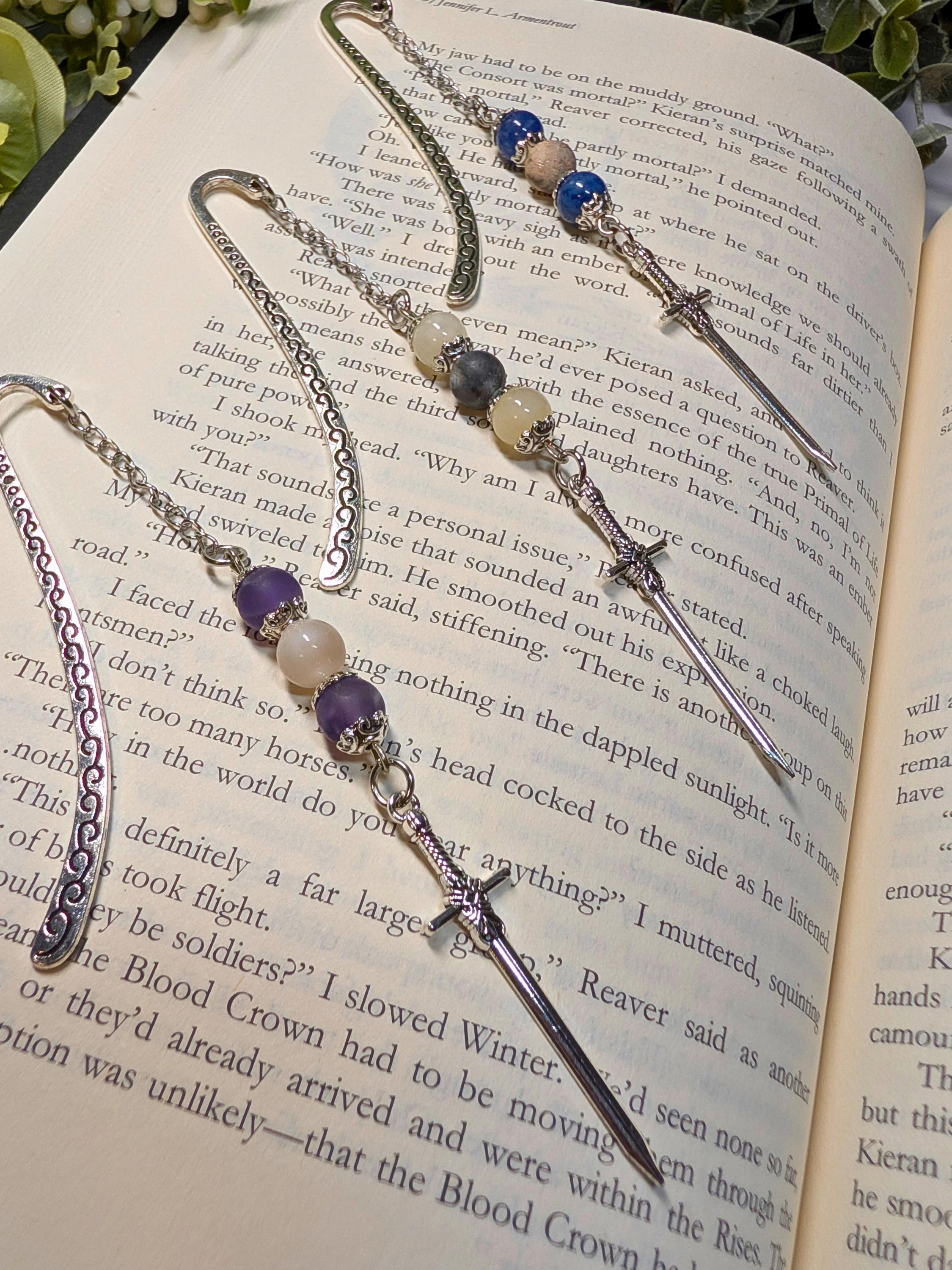 Legends & Blades Sword Bookmark | Silver Metal Bookmark With Sword ...