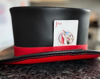 Leather Top Hat