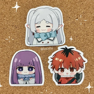 Traveling Mages Anime Stickers | cute | laptop sticker | decals | vinyl sticker | handmade