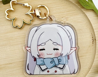 Elf Mage Anime 2” Acrylic Charm / keychain / kawaii / anime / gift