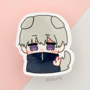 Cursed Speech Sorcerer Anime Stickers | cute | laptop sticker | decals | vinyl sticker | handmade