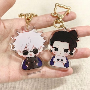 Charm acrylique SatoSugu Cat 2 po. / porte-clés / chats / kawaii / anime / cadeau