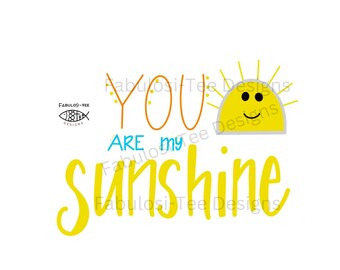 You are my Sunshine PNG Digital Download