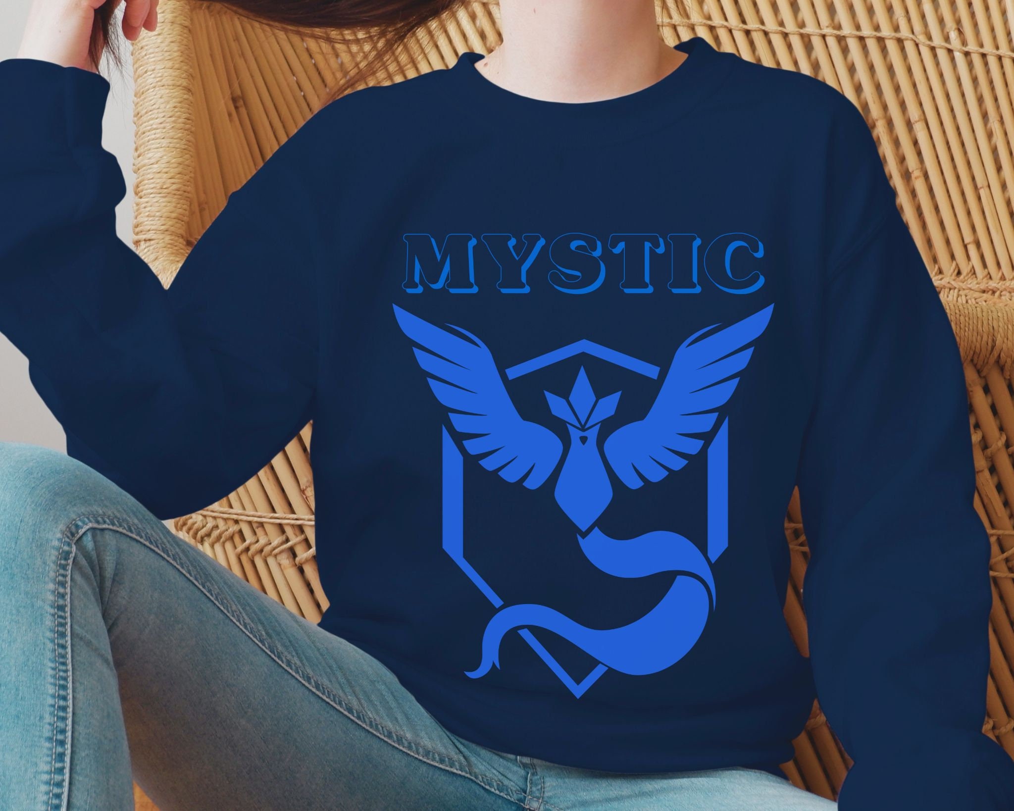 Team Mystic Shirt for Him Pokemon Go Shirt Anime Shirt for Children and Adults