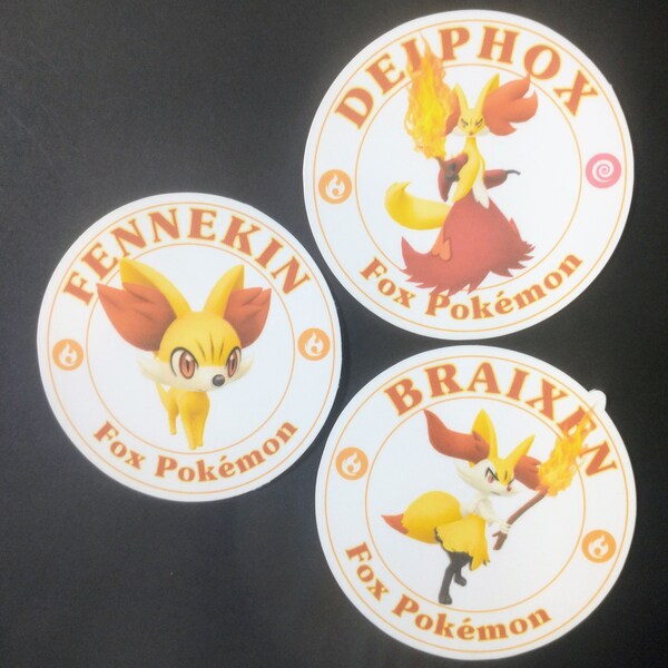 Delphox Sticker Delphox - Etsy
