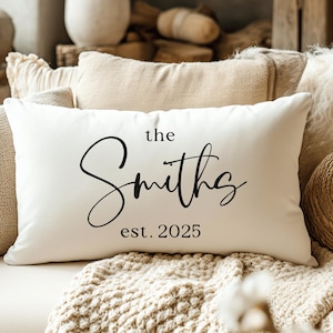 Personalized Name pillow wedding gift pillow with name pillow for wedding shower gift cute pillow for new bride