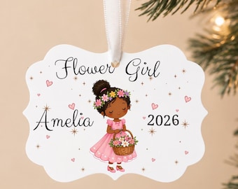 Personalized Wooden Ornament, Custom Christmas Ornament, Wedding Ornament Keepsake, Family Ornament, Gift Tag, Stocking Tag