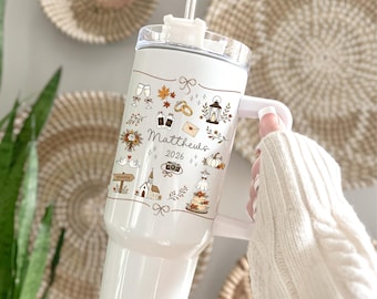 Mrs. Tumbler - 40oz, tumbler | Bride Gift, Engagement Gift, Bridal Shower Gift, Fall Wedding Gift, Fall Bride Gift, Fall Bride Tumbler