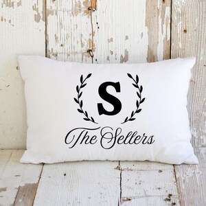Personalized Name pillow wedding gift pillow with name pillow for wedding shower gift cute pillow for new bride