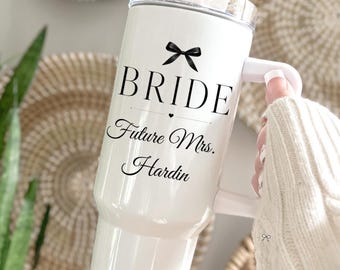 Mrs. Tumbler - 40oz, tumbler | Bride Gift, Engagement Gift, Bridal Shower Gift, Wedding Gift, Future Mrs. Cup, Newlywed Gift