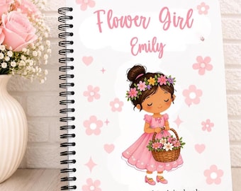 Flower Girl Activity Book, Flower Girl Proposal Gift, Will You Be My Flower Girl, Personalized Wedding Coloring Book Gift