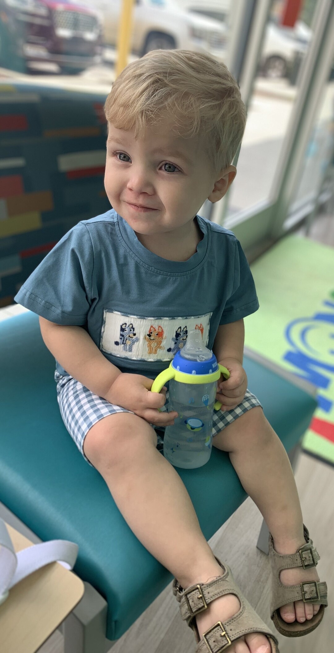 Bluey Smocked Outfit Etsy